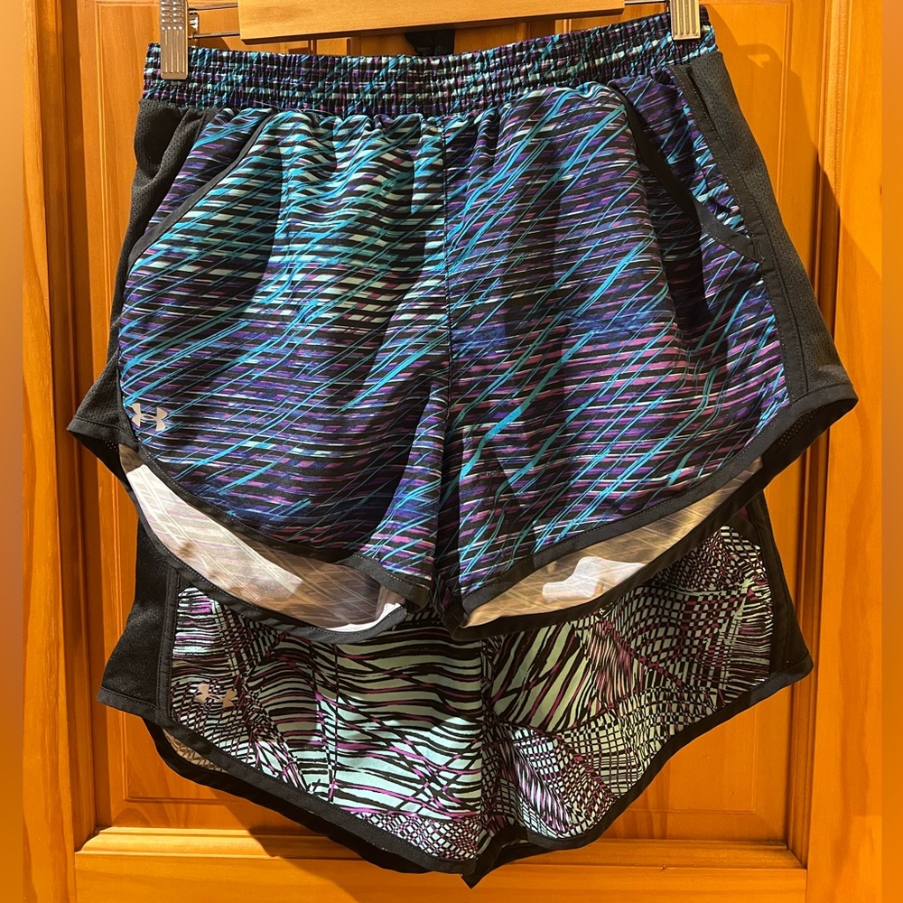2 - Women’s Under Armour Running Shorts Size Small